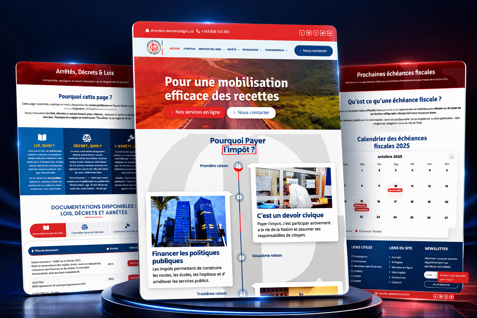 mockup-site-web-dgi Refonte site DGI : aperçu du nouveau site web de la Direction Générale des Impôts